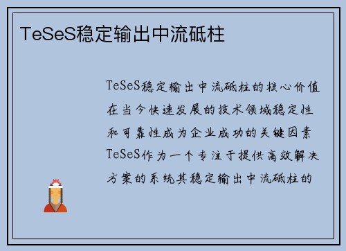 TeSeS稳定输出中流砥柱